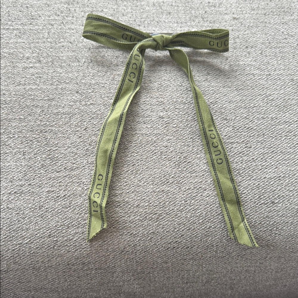 Gucci Green Hair Ribbon